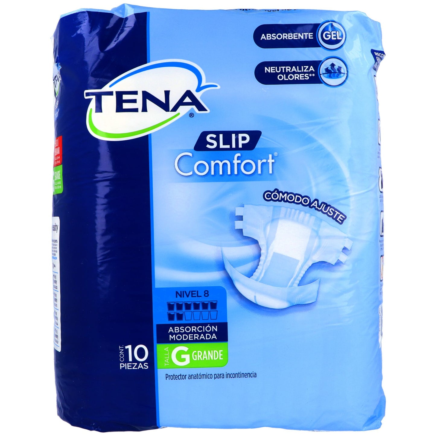 PANAL TENA SLIP COMFORT GDE C/10