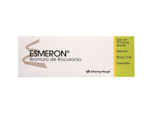 ESMERON 50MG/5ML SOL INY FA C/10