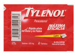 TYLENOL 500 MG 2 TAB           S