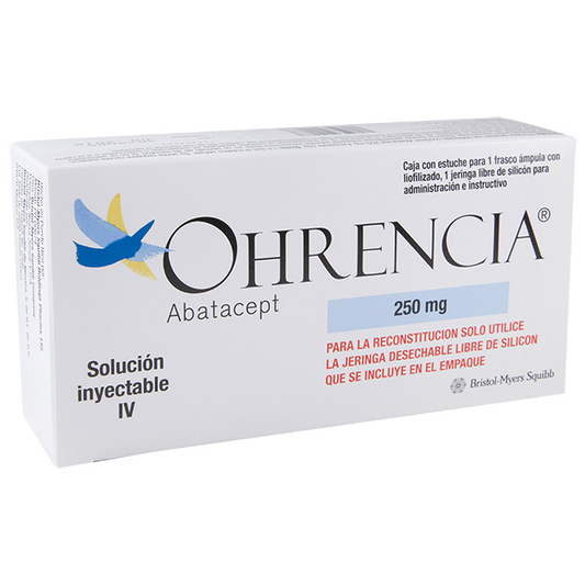 OHRENCIA 250 MG/VIAL SOL INY AMP