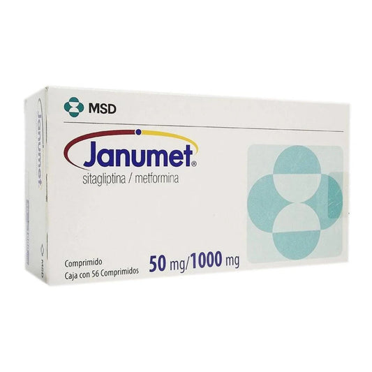 JANUMET 50/1000MG 56 CPR REC