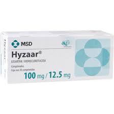 HYZAAR 100/12.5 MG 30 CPR