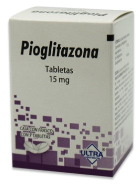 PIOGLITAZONA 15 MG 7 TAB    LGEN