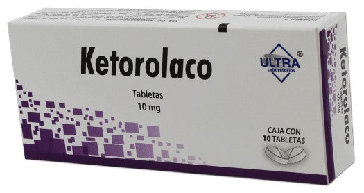 KETOROLACO 10MG 10 TAB ULT  LGEN