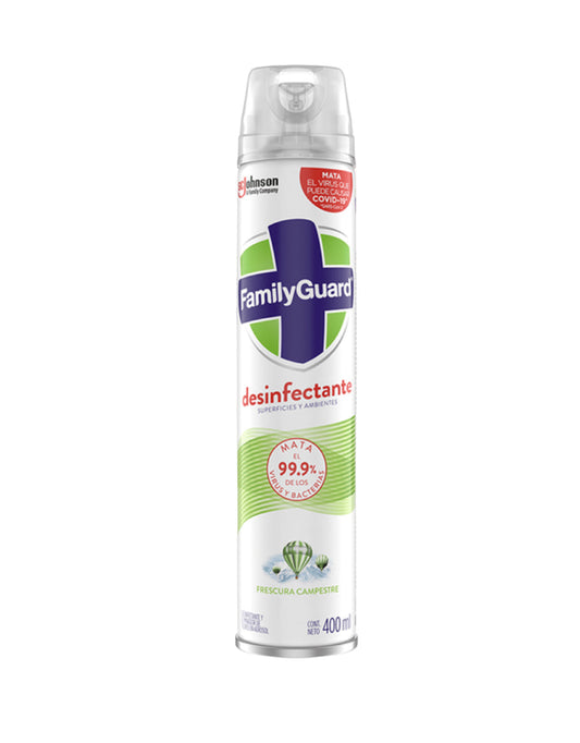 Desinfectante Family Guard Frescura Campestre Aerosol 400 Ml